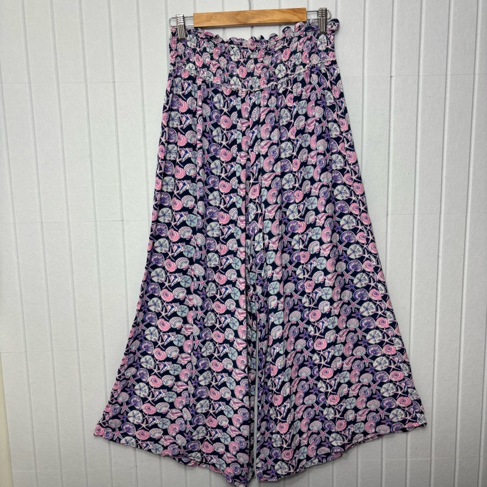 Simply‎ Southern Pink and Purple shell Pants size One Size Fits most